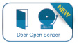 Magnetic door sensor interface for real time door monitor